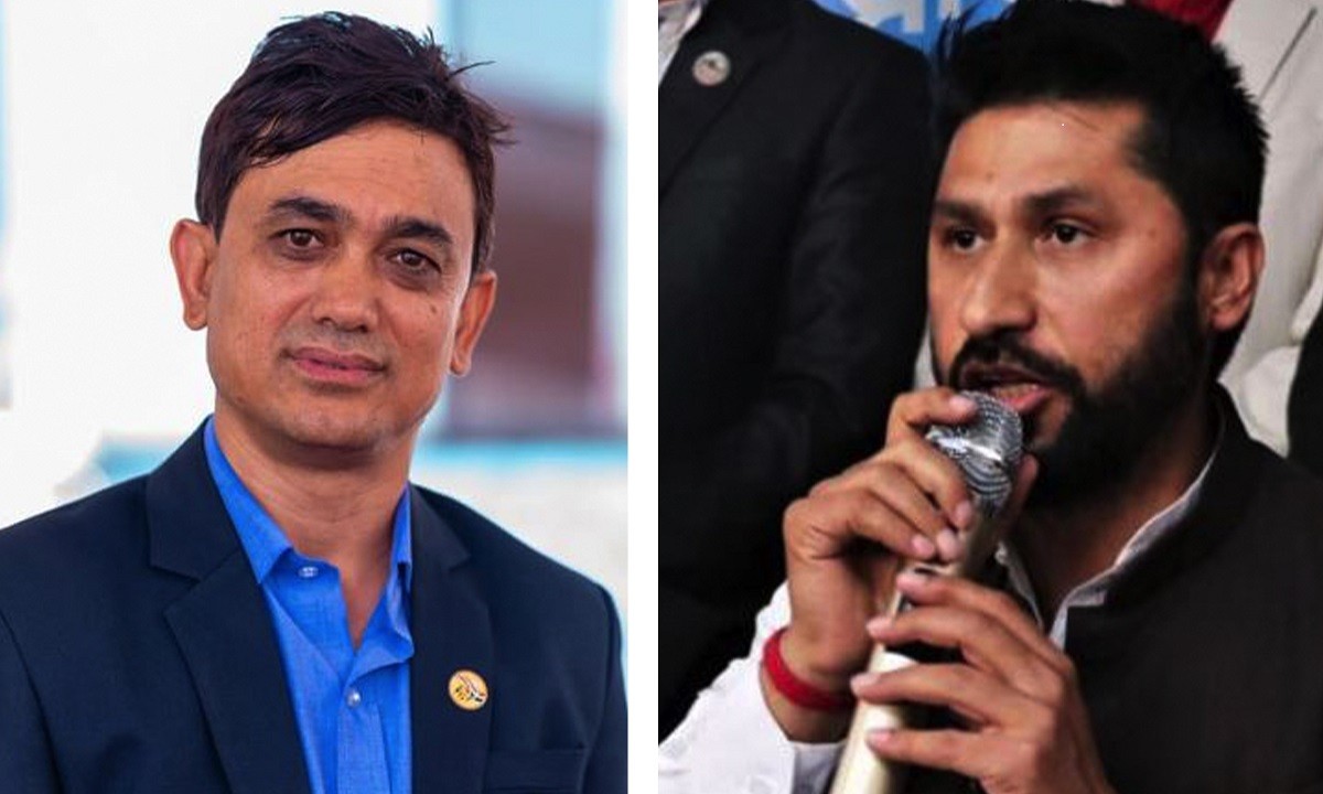 रवि लामिछानेले गरे ढाकाकुमार श्रेष्ठसँग अडिओबारे छलफल