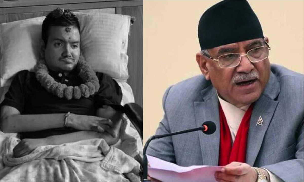 जिउँदा शहिद कायस्थको निधनमा प्रधानमन्त्री दाहालद्धारा दुःख ब्यक्त