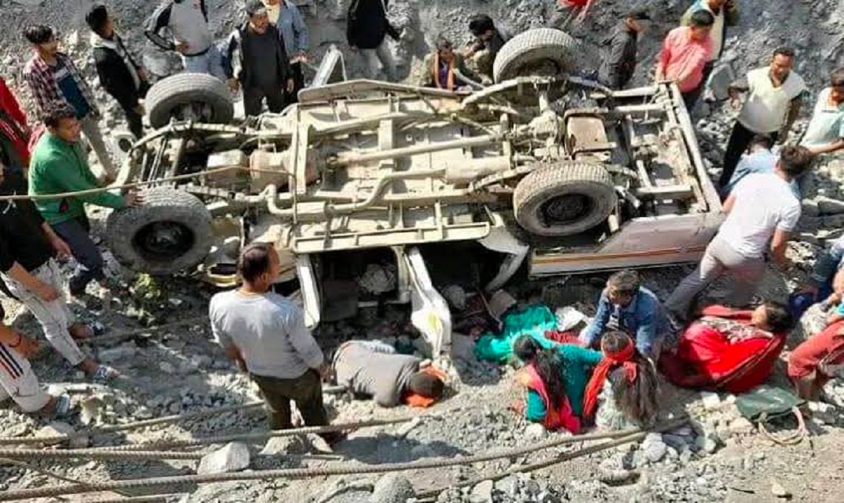 रुकुम पश्चिमका जीप दुर्घटनाः ४ जनाको मृत्यु