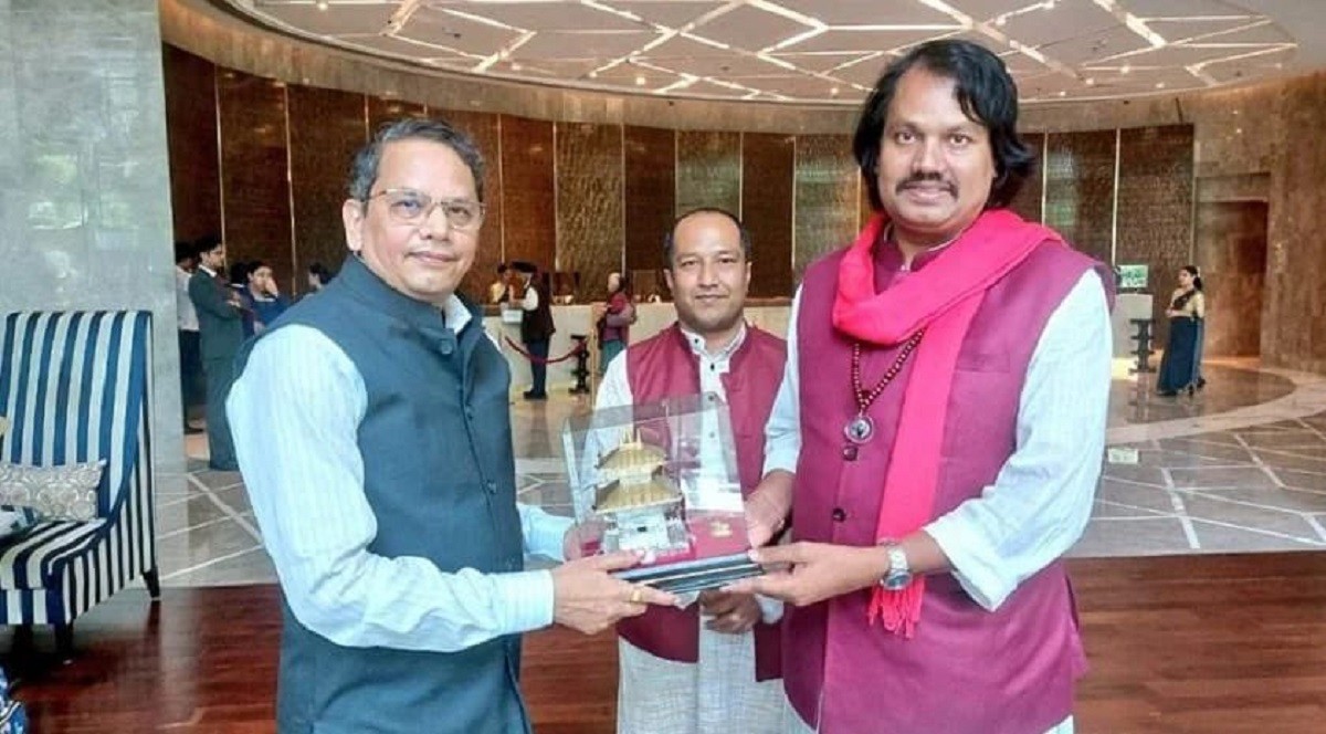 सिके राउत र भाजपा विदेश प्रमुख चौथाइवालेबीच भेटवार्ता