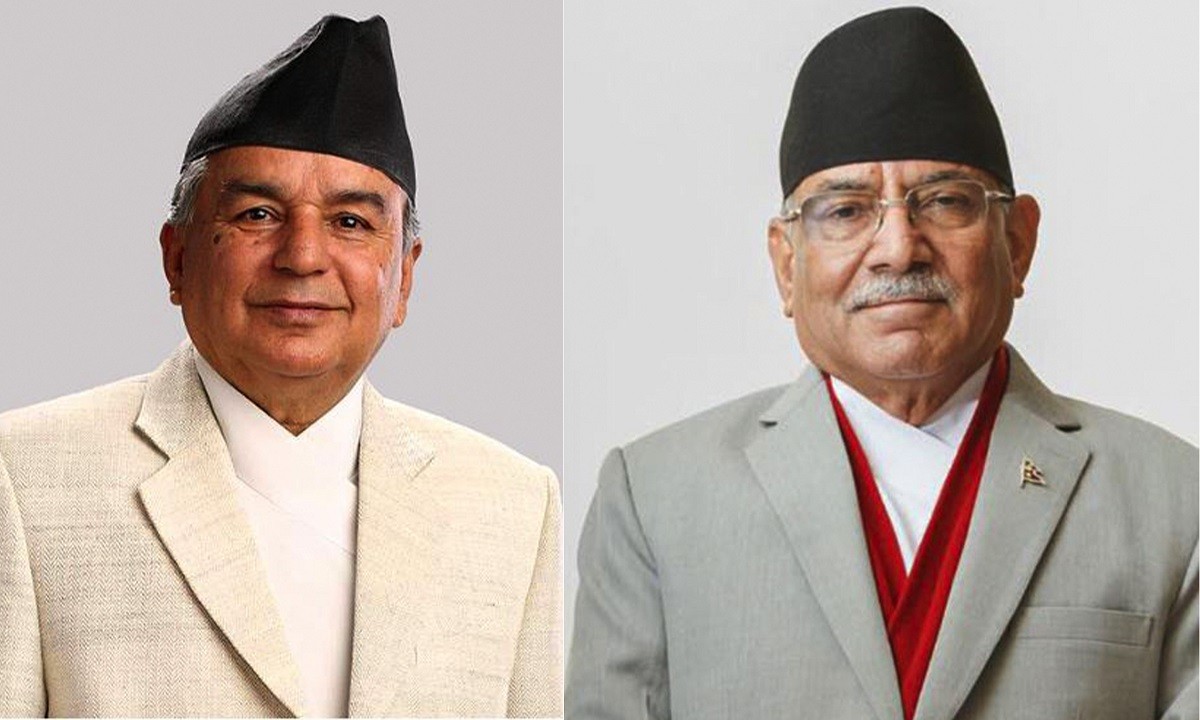 भारत भ्रमणबारे प्रधानमन्त्रीले राष्ट्रपति पौडेललाई गराए जानकारी