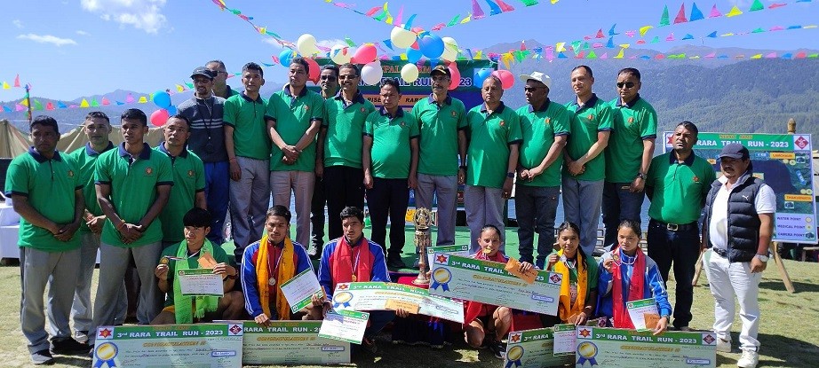 रारा ट्रेल रनको उपाधि जुम्लाका शेर बहादुर अधिकारीलाई