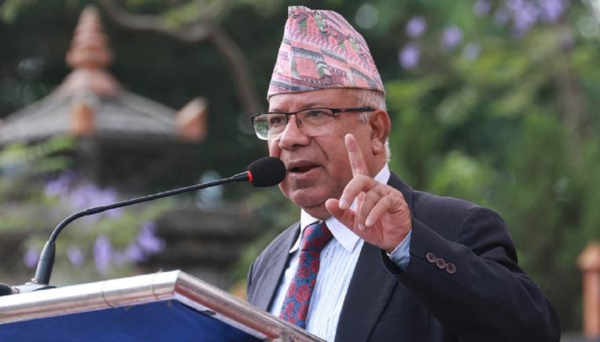 समाजवादी मोर्चाप्रति देउवा खुसी हुनुहुन्छ : माधवकुमार नेपाल