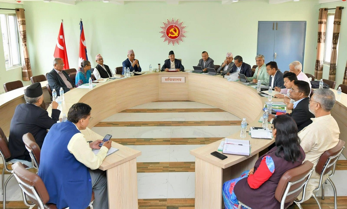 नेकपा एमाले सचिवालय बैठक बस्दै, यस्तो छ कार्यसुची