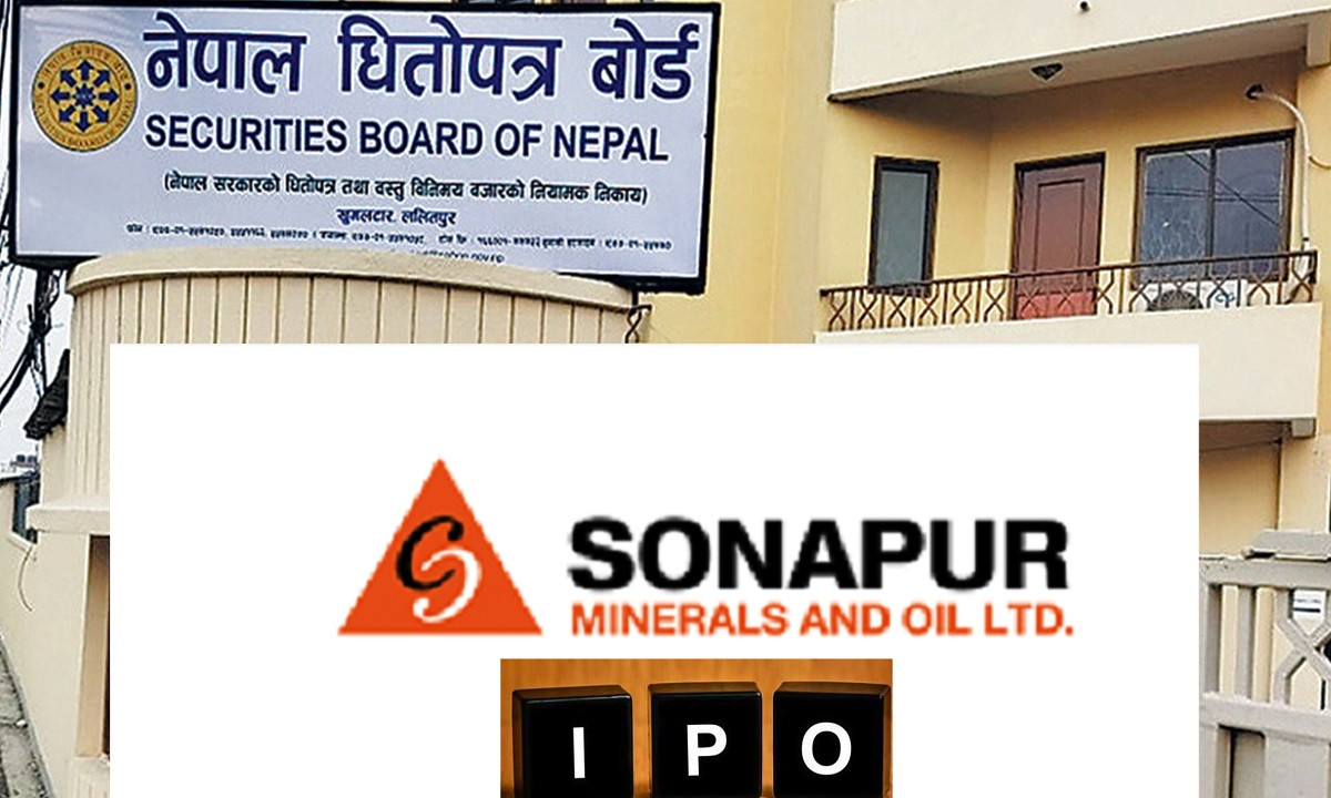 प्रिमियम भाउमा आईपीओ बिक्री गर्न सोनापुर मिनिरल्सलाई बोर्डको अनुमति