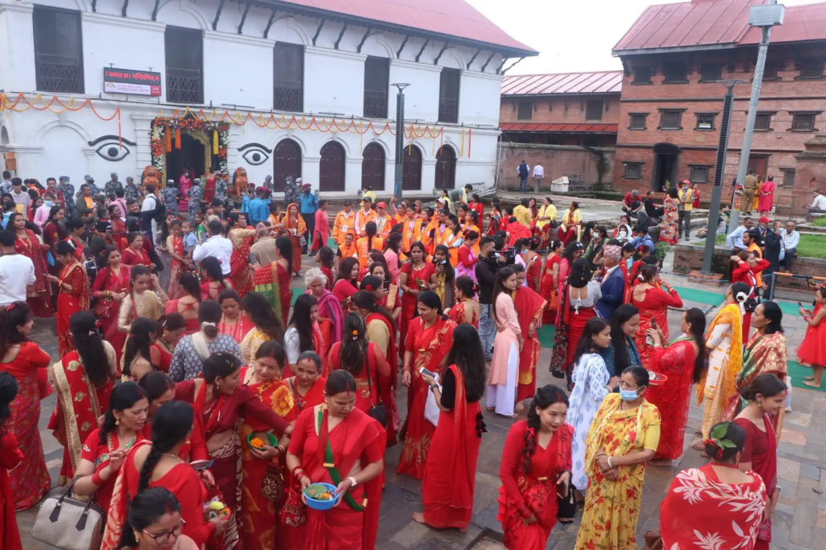 आज हरितालिका (तीज) पर्व मनाइँदै