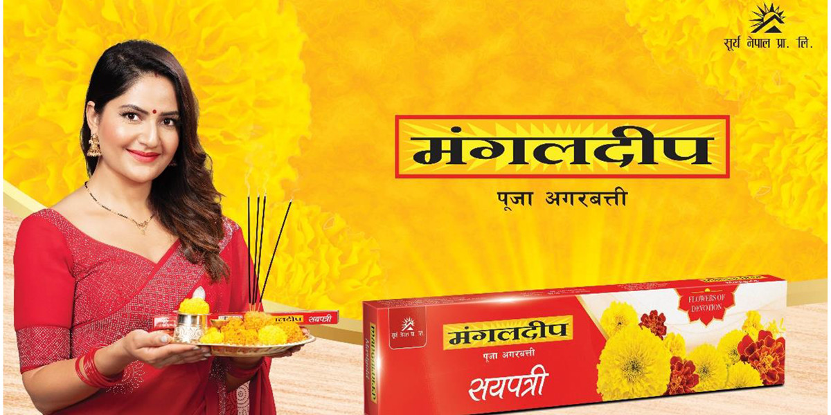 मंगलदीप पूजा अगरबत्तीको ब्राण्ड एम्बेस्डरमा नायिका वर्षा सिवाकोटी