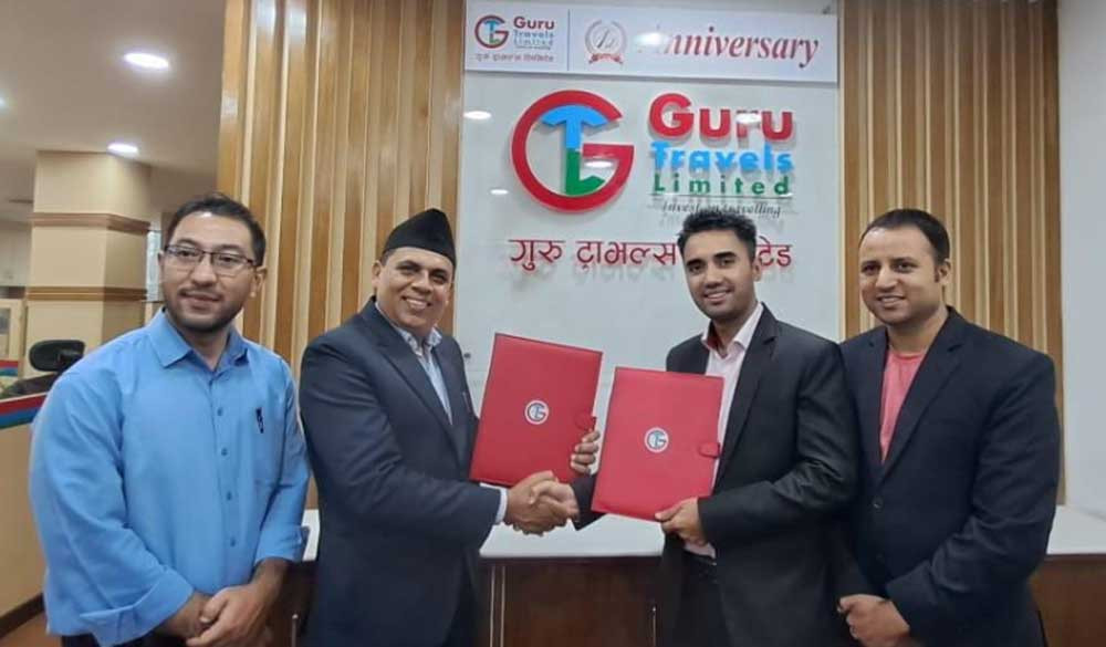 सिद्धार्थ प्रिमियर इन्स्योरेन्स र गुरु ट्राभल्सबीच व्यवसायिक सहकार्य, प्याकेजमा १० हजारसम्म छुट