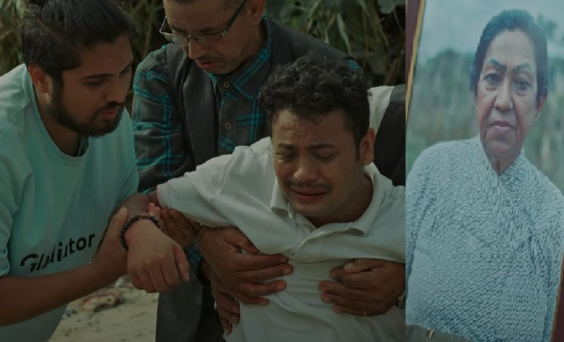 आमाको महिमा वर्णन गरिएको 'आमा तिम्रो तस्विर दैलैमा' मा हेमन्त र रमा