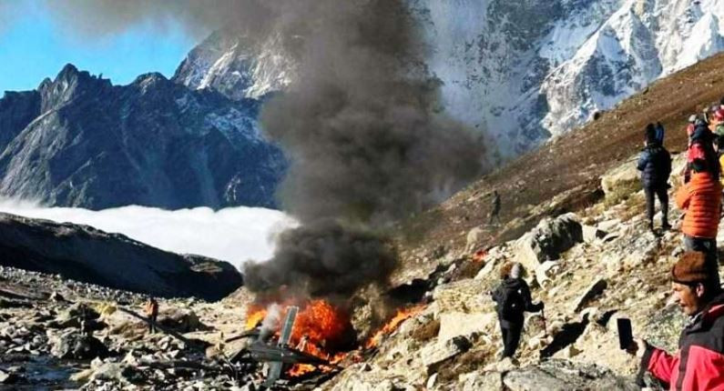 हेलिकोप्टर दुर्घटना, घाइते सेढाईंलाई थप उपचारका लागि मुम्बई लगियो