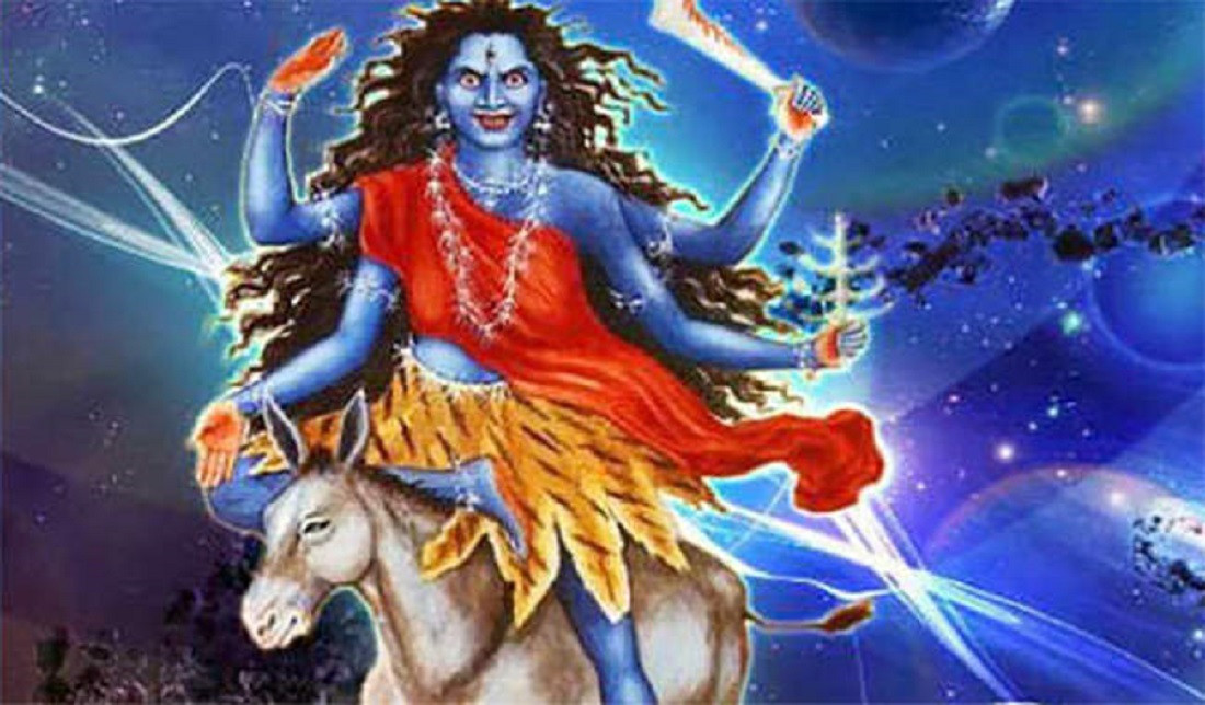 नवरात्रको सातौं दिन, कालरात्रि भगवतीको पूजा गरिँदै