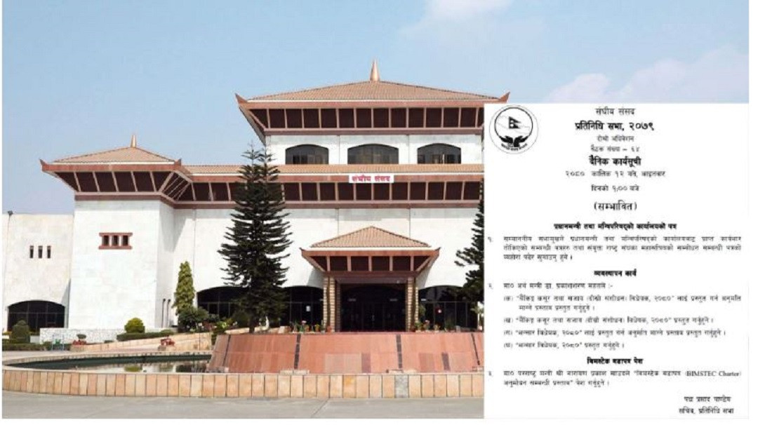 प्रतिनिधिसभा बैठक, राष्ट्र संघीय महासचिवको सम्बोधनबारे जानकारी दिइने