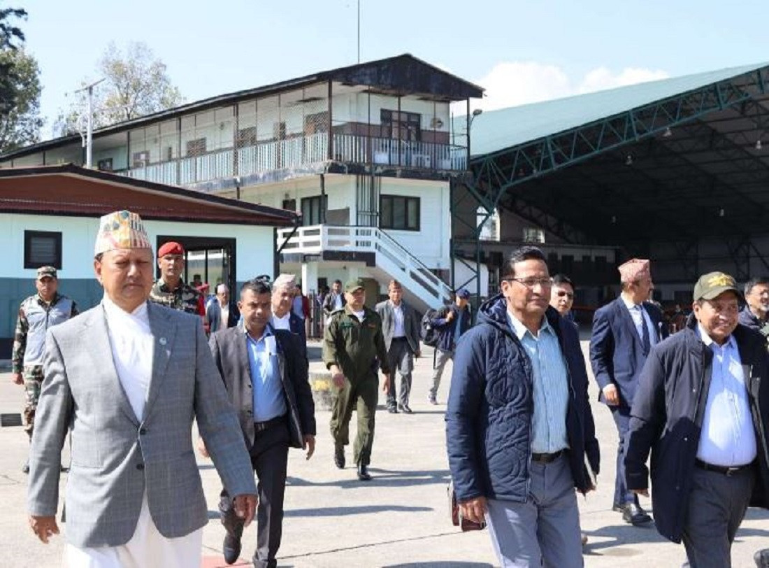 उपप्रधानमन्त्री, मन्त्री र सांसदसहितको टोली भूकम्प प्रभावित क्षेत्रतर्फ प्रस्थान