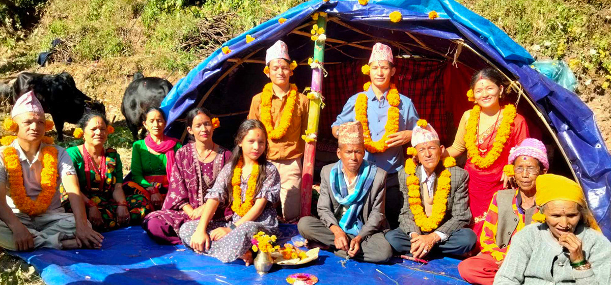 त्रिपालमुनि भूकम्पपीडितको तिहार