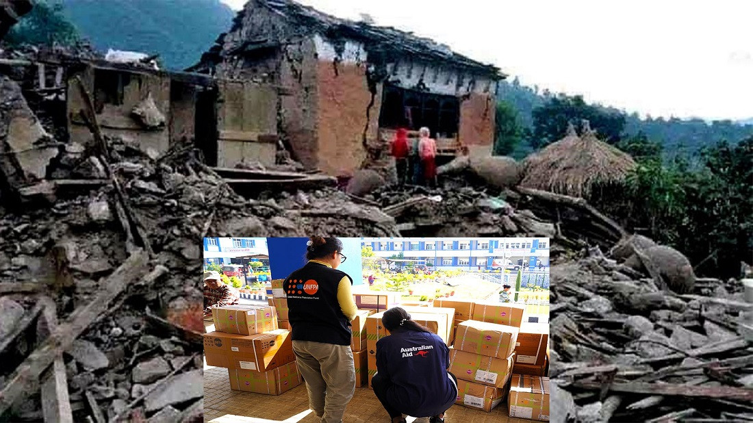 अष्ट्रेलियाले गर्यो भुकम्प पीडितलाई ६ लाख अष्ट्रेलियन डलर सहयोग