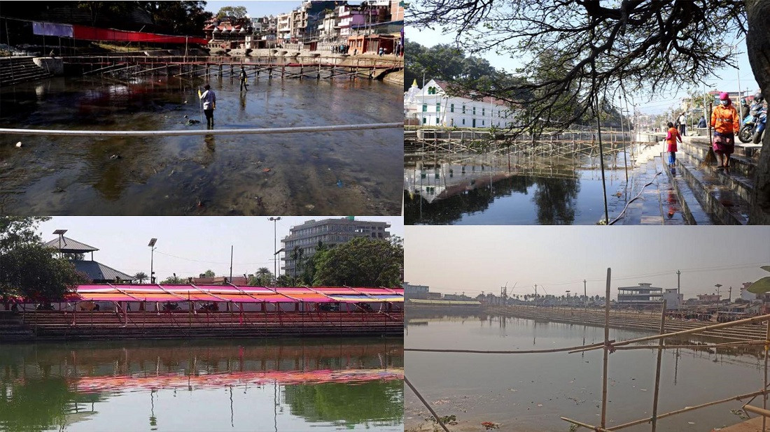 तिहार सकिएसँगै छठ पर्वको तयारी सुरु, सिंगारिन थाले जलाशय