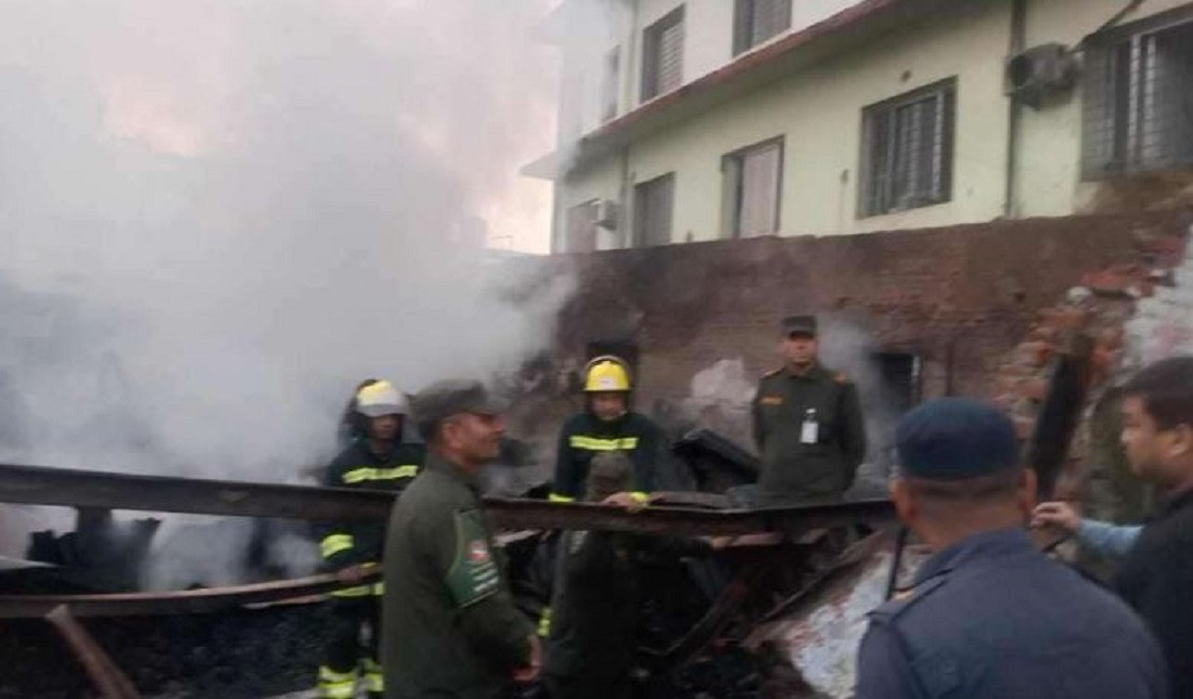 धनगढीमा भिषण आगलागी, एक मेडिकलसहित ८ पसलमा क्षति