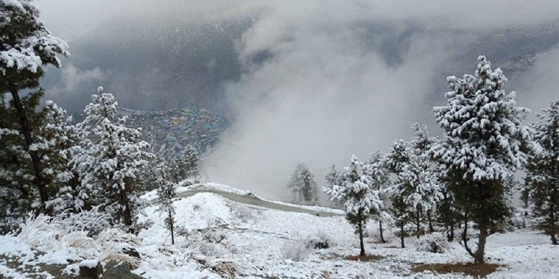 आजको मौसम : उच्च पहाडी तथा हिमाली भू–भागमा हल्का हिमपातको सम्भावना