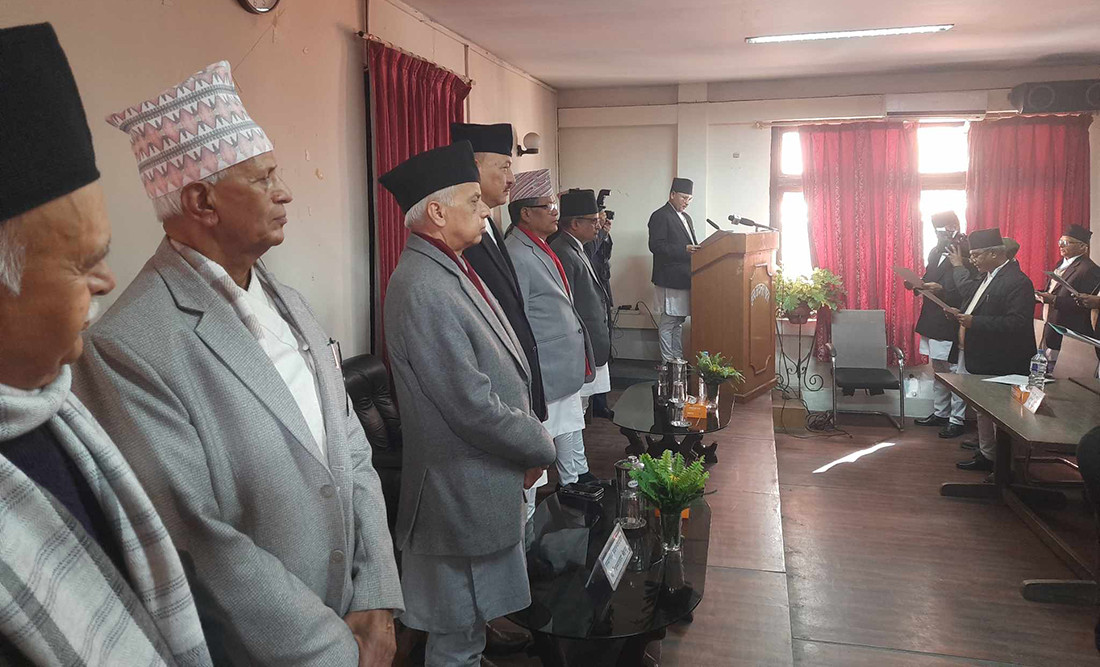 उच्च अदालतका नवनियुक्त ३९ न्यायाधीशले लिए शपथ
