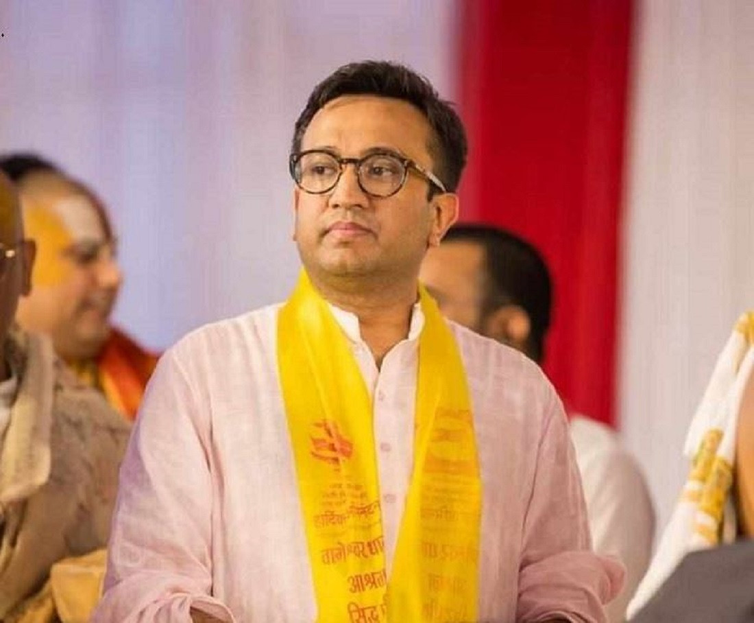 हिन्दूहरूको बहुप्रतिक्षित  राम मन्दिरको प्राण प्रतिष्ठा भोली, नेपालका वरूण चौधरी बिशिष्ट अतिथि