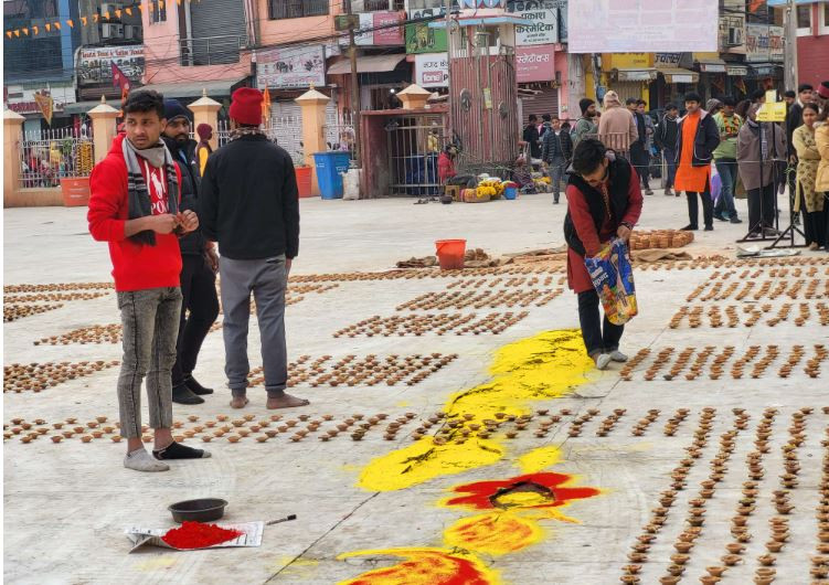 अयोध्यामा प्राण प्रतिष्ठा, जानकी मन्दिरमा दीप प्रज्वलन