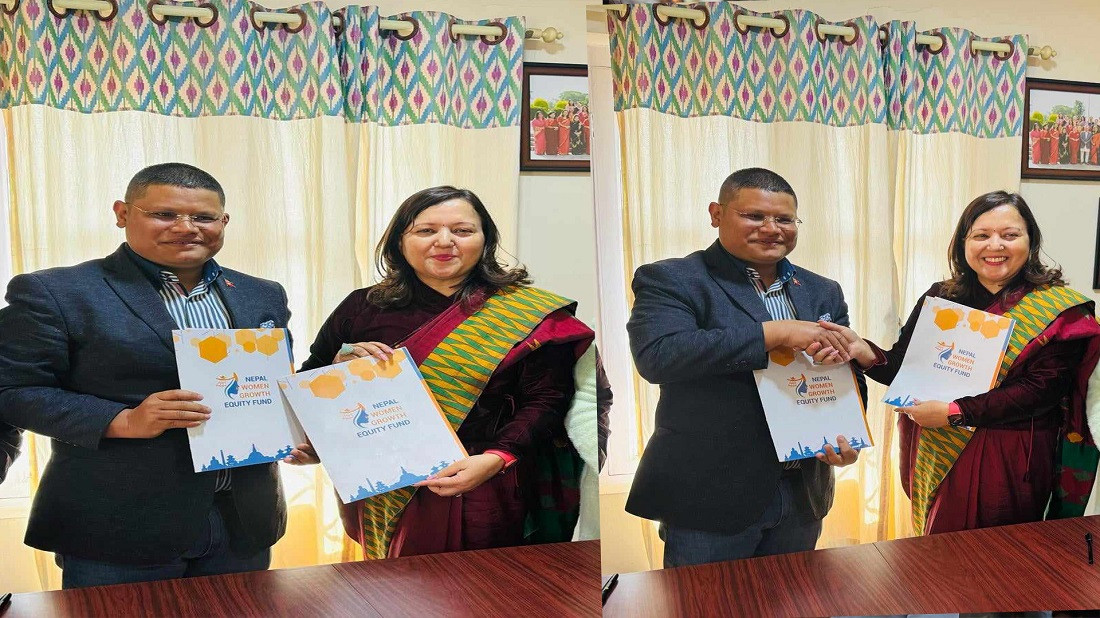 नेपाल महिला उद्यमी महासंघ र ग्लोबल इक्विटी फण्डबीच सम्झौता 