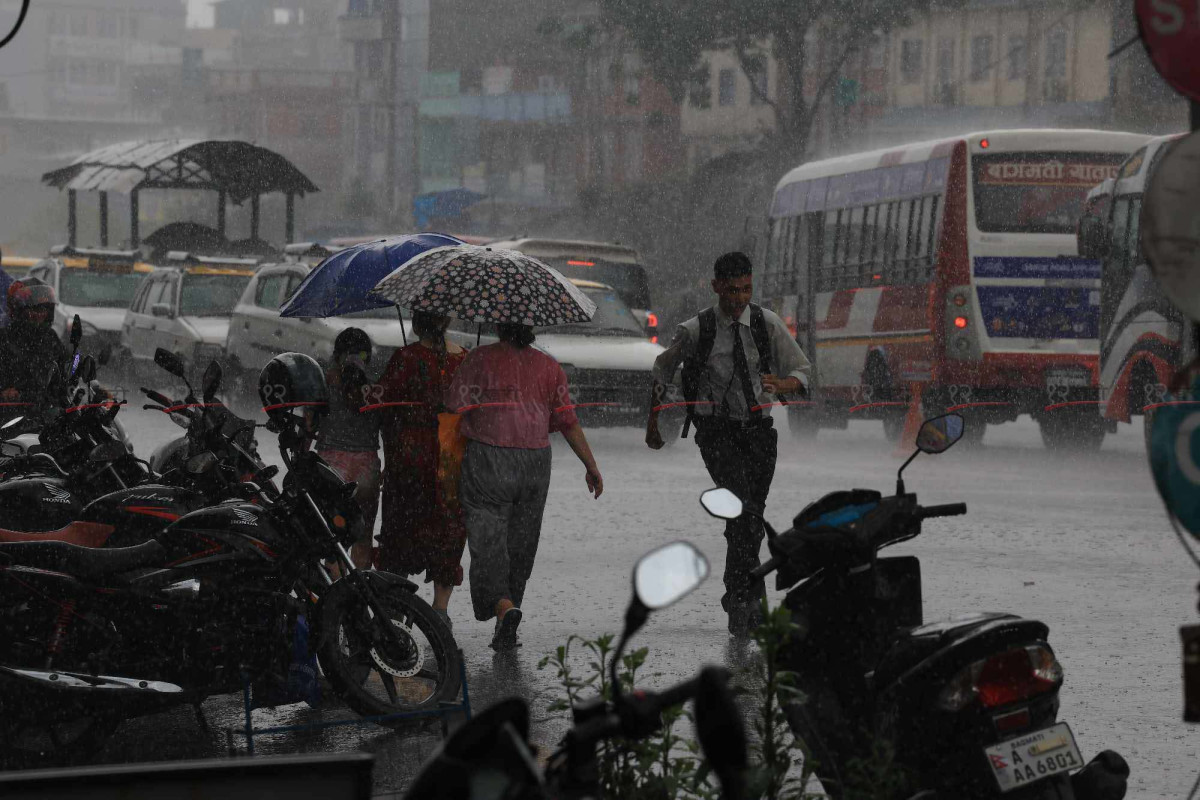 वाग्मतीसहित तीनवटा प्रदेशमा भारी वर्षाको सम्भावना
