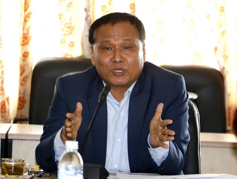 कुलमान घिसिङले गरे तनहुँ जलविद्युत् आयोजनाको अनुगमन