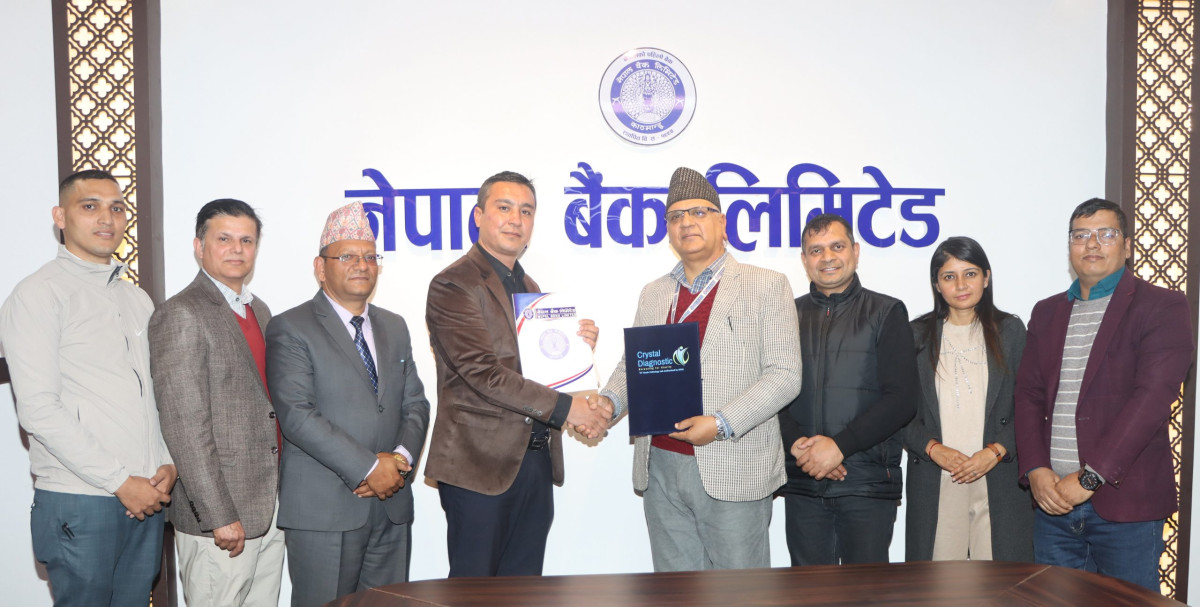 नेपाल बैंकका ग्राहकहरूले क्रिस्टल डायग्नोस्टिकमा विशेष छुट पाउने
