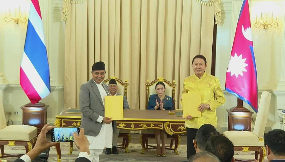 महासंघ र थाईल्यान्डको बोर्ड अफ ट्रेडबीच आर्थिक सहकार्य सुदृढ गर्न समझदारीपत्र हस्ताक्षर