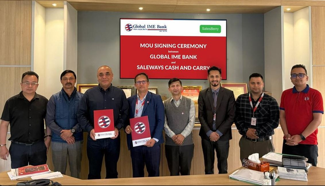 ग्लोबल आइएमई बैंकका कार्ड होल्डरलाई सेल्सवेरीमा १० प्रतिशतसम्म क्यासब्याक