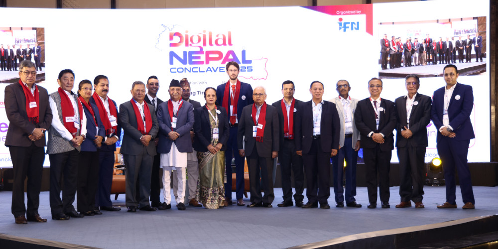 सम्पन्न भयोडिजिटल नेपाल कन्क्लेभ २०२५, गगनदेखि सञ्चार, अर्थमन्त्री सहित प्रधानमन्त्रीसम्मले गरे डिजिटल रुपान्तरणका कुरा