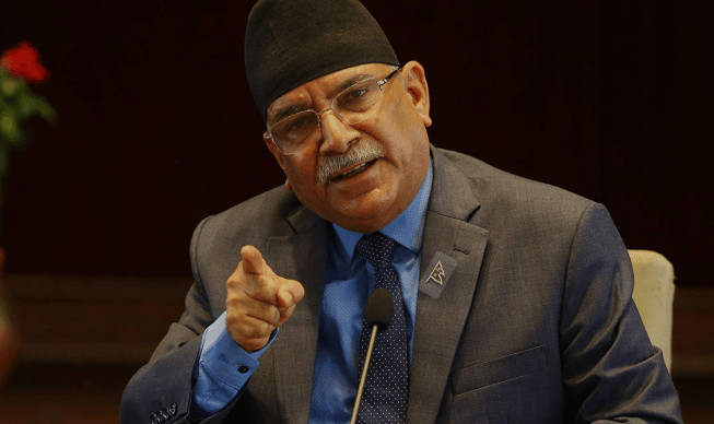 फेरी एक पटक प्रतिगमनविरुद्ध सबै एक भएर आन्दोलित हुनुपर्ने अवस्था आएको छ- प्रचण्ड