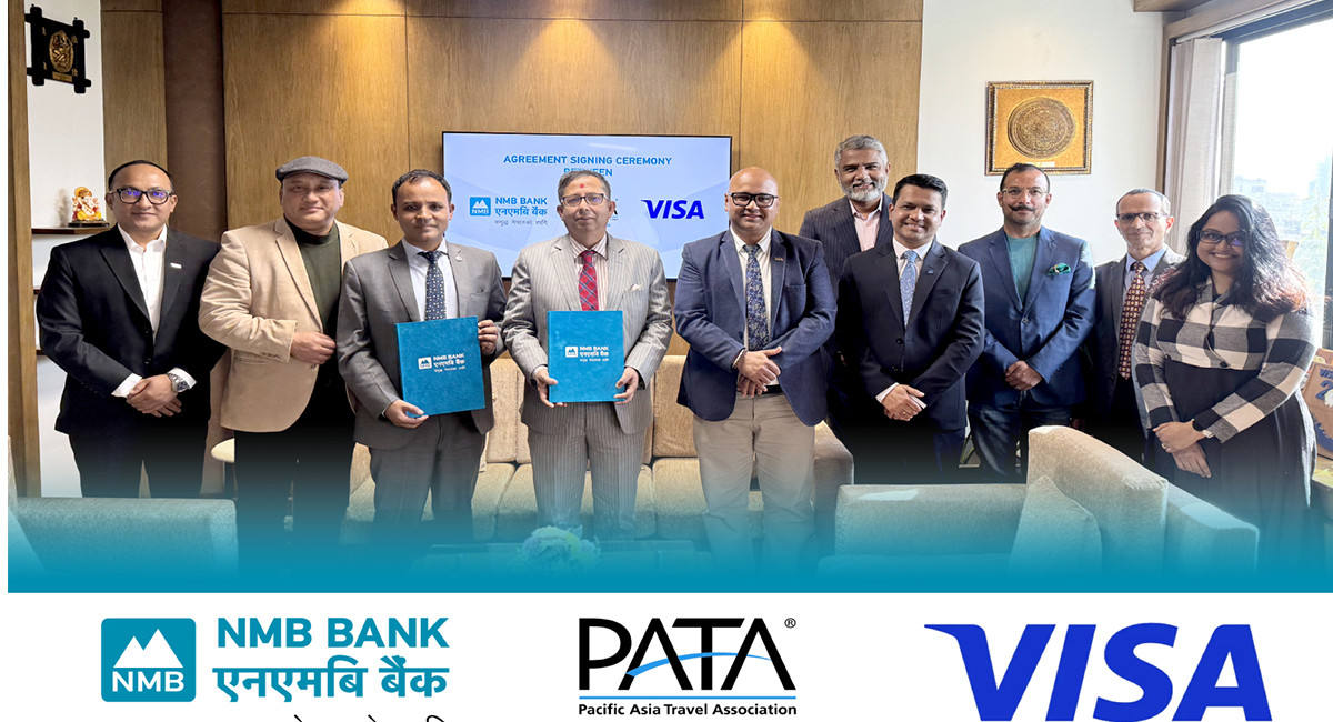 एनएमबि बैंकले पाटा र भिसासँगको सहकार्यमा ल्यायो सजिलो डिजिटल भुक्तानी प्रविधि