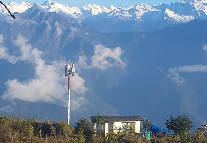 ताप्लेजुङको प्रसिद्ध तीर्थस्थल पाथीभरा मन्दिर क्षेत्रमा टेलिकमको फोरजी सेवा सञ्चालन