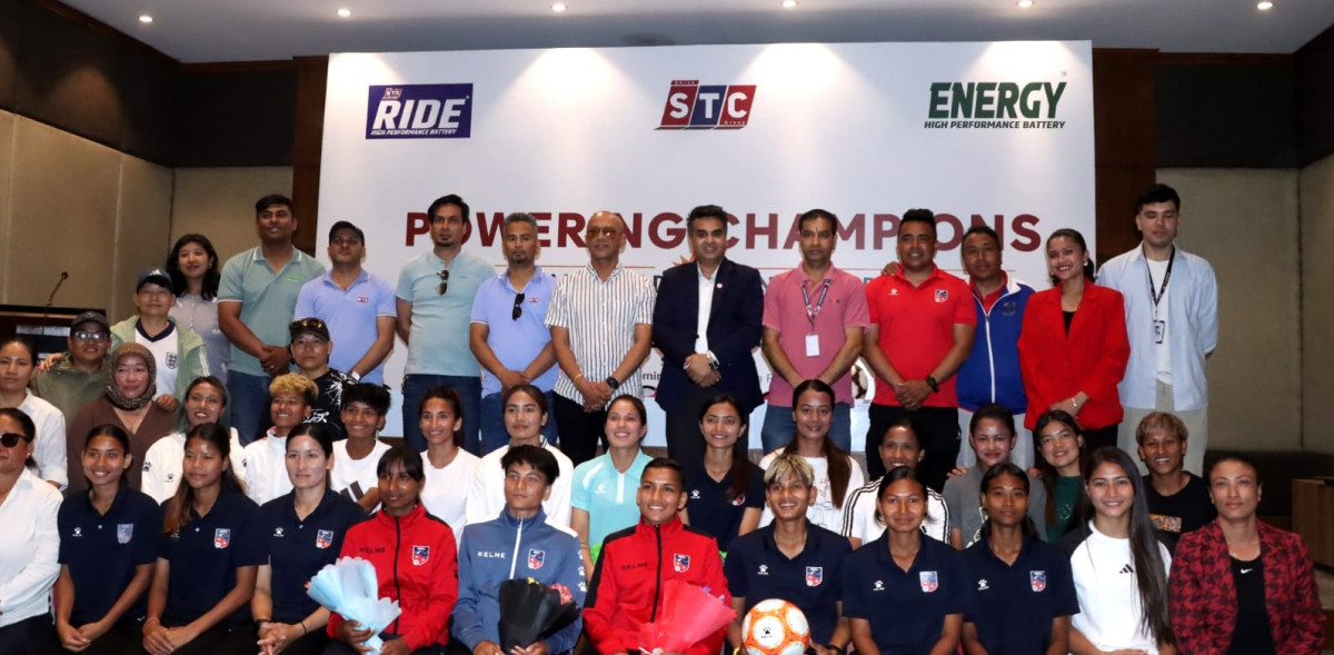 STC Ride र STC Energy का ब्रान्ड एम्बासडरमा नेपाली महिला राष्ट्रिय फुटबल टोलीका तीन खेलाडी