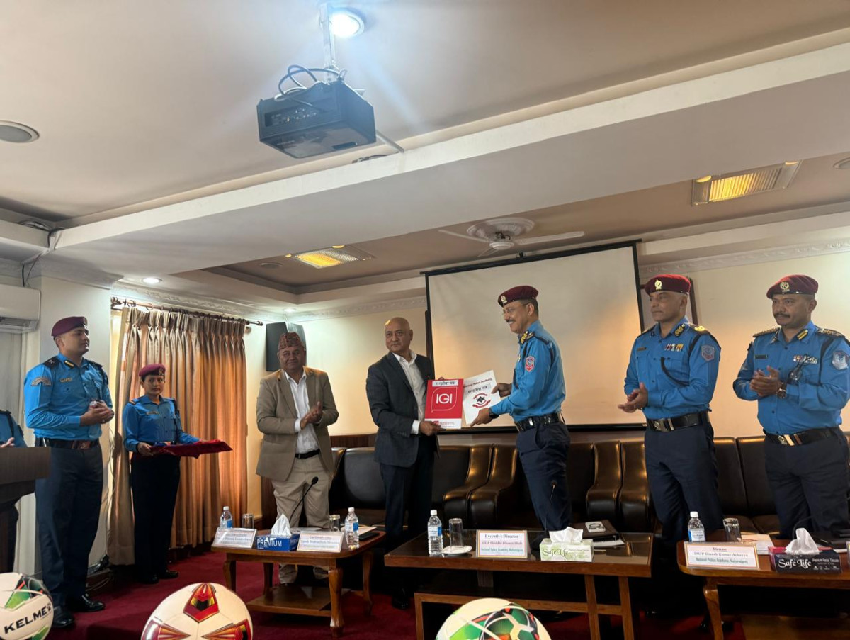 आइजीआई प्रुडेन्सियल र पुलिस फुटबल क्लबबीच खेलकुद विकास र बीमा सहकार्य सम्बन्धी सम्झौता