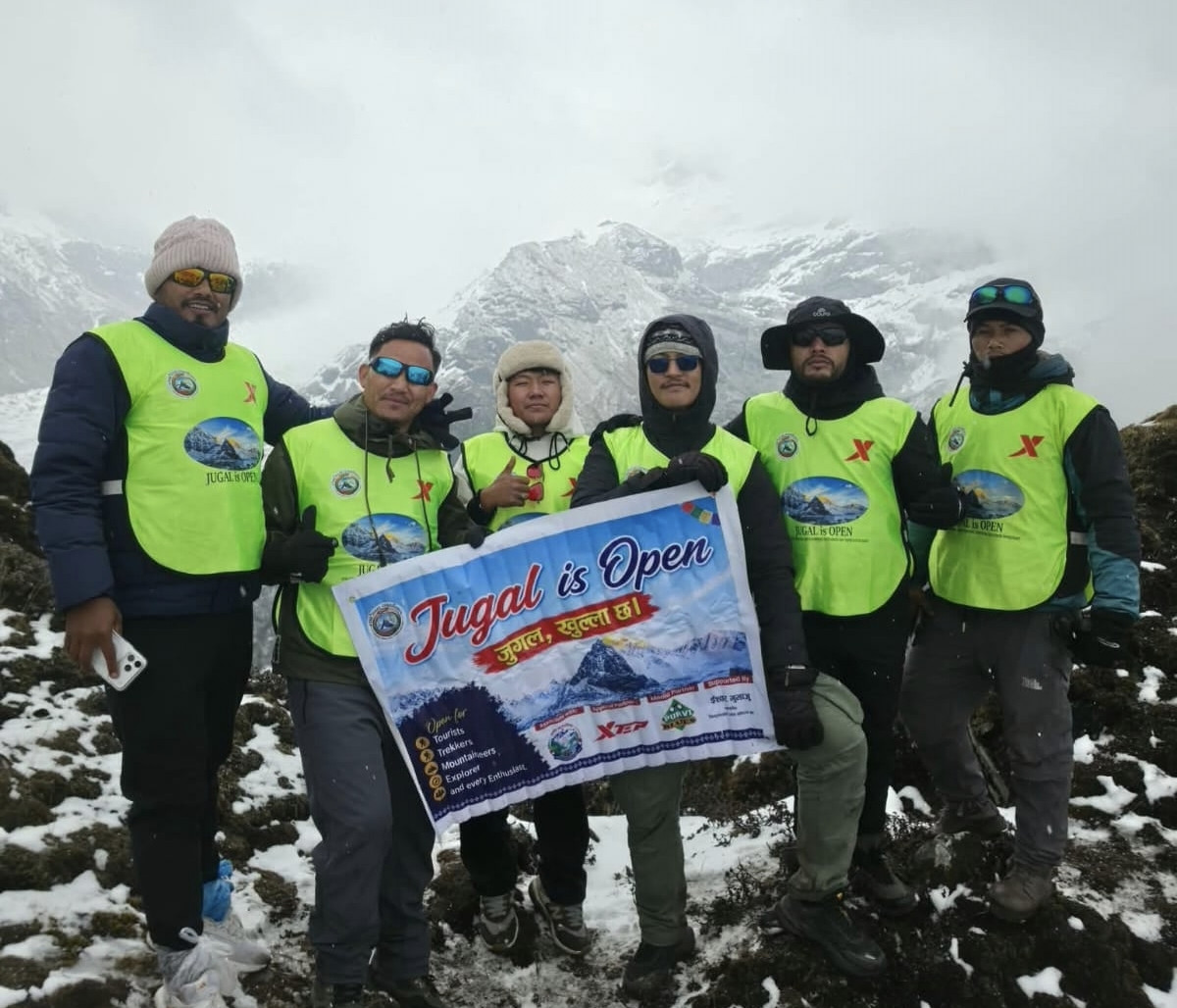 पर्यटनमार्फत समृद्ध जुगल बनाउने युवाको ‘जुगल इज ओपन’ अभियान : बेस क्याम्पको ६ दिने अन्वेषण यात्रा सफलतापूर्वक सम्पन्न