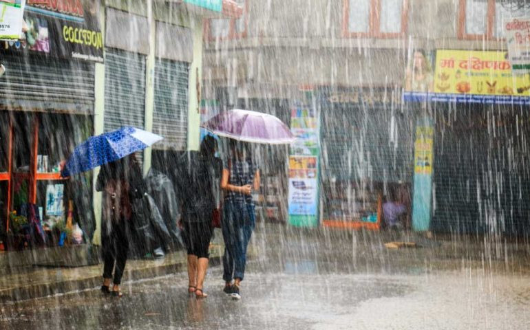 आजको मौसम : पहाडी र तराई भूभागमा भारी वर्षाको सम्भावना