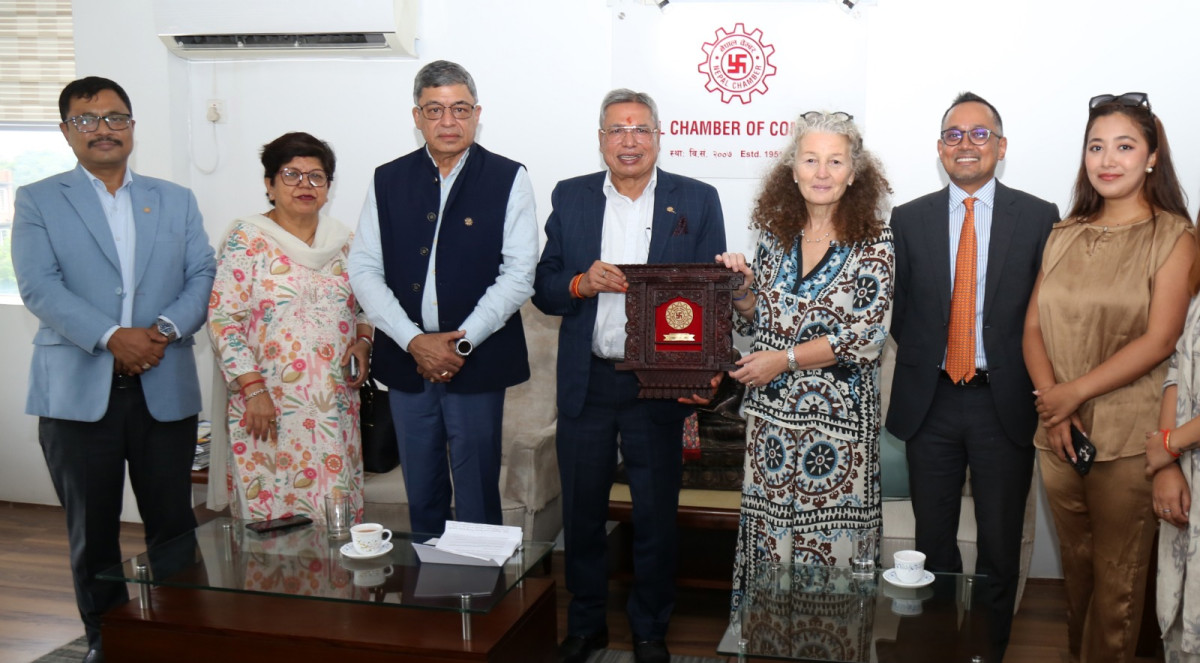 चेम्बर अध्यक्ष अग्रवाल र नेपालस्थित संयुक्त राष्ट्रसंघीय आवासीय संयोजक याहियाबीच भेटवार्ता
