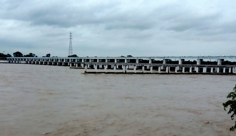 नारायणी नदीको जलसतह खतराभन्दा माथि