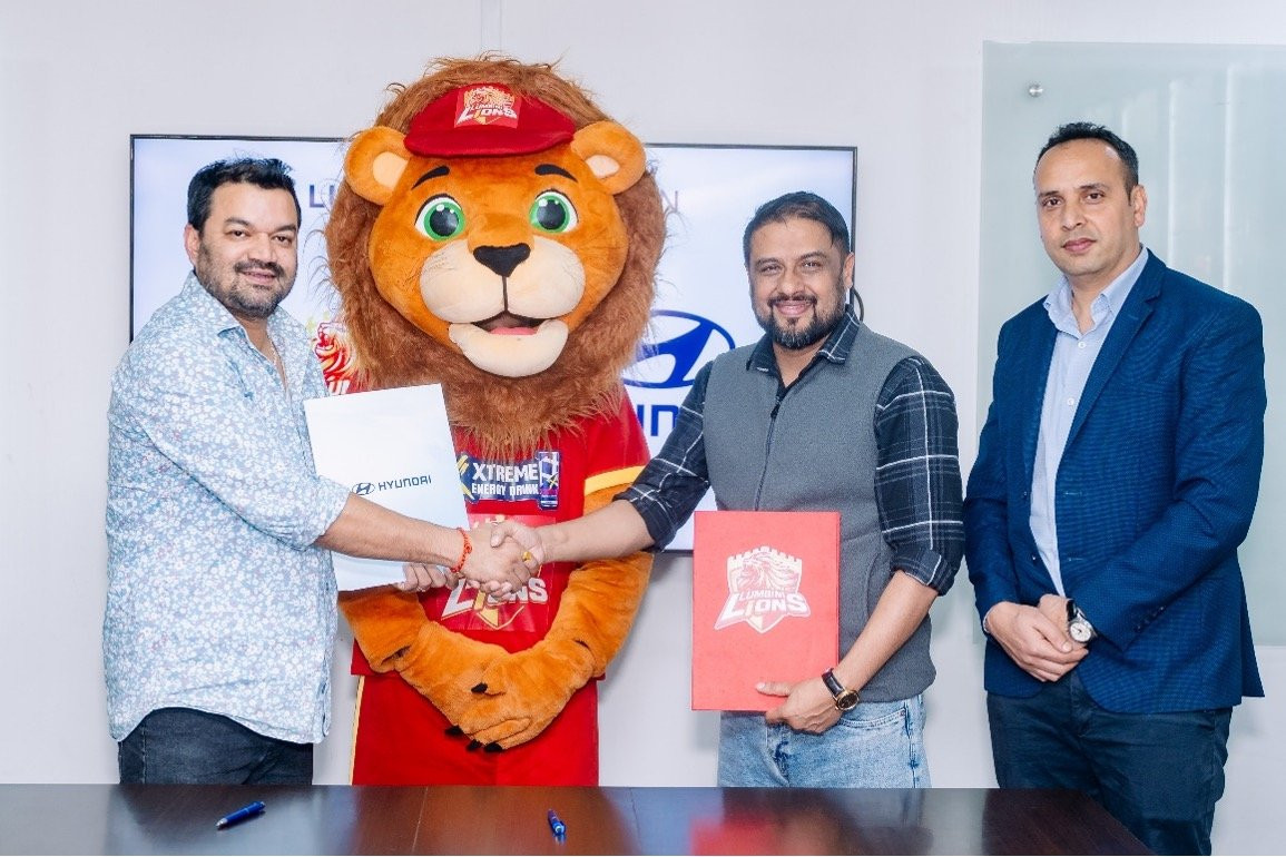हुन्डाई नेपालद्वारा एनपीएल (NPL) सिजन ३ का लागि डिफेन्डिङ च्याम्पियन लुम्बिनी लायन्ससँग साझेदारी